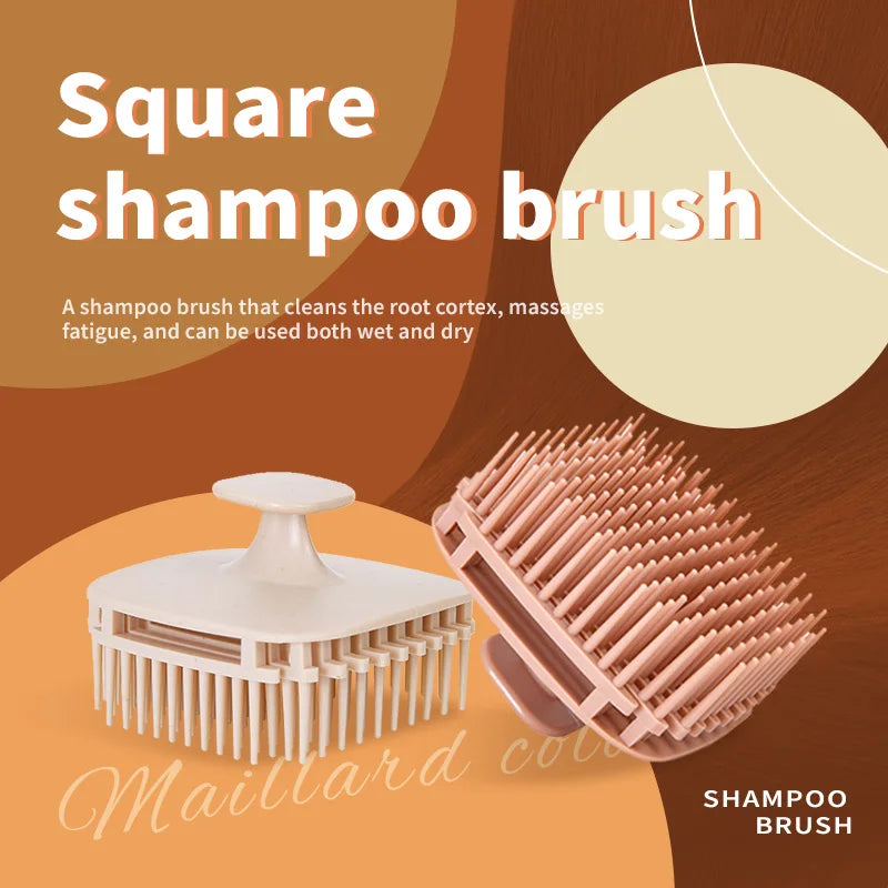 Zaarafy™ Silicone Scalp Massage Shampoo Brush – Deep Clean Hair Washing Tool