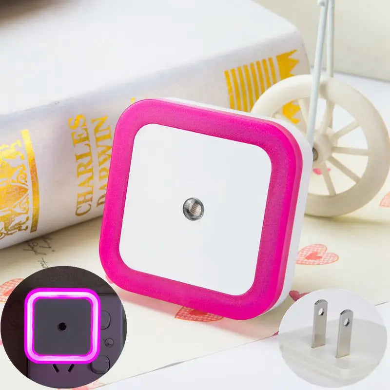 Zaarafy™ LED Plug-In Night Light – Auto Light Sensor, 360° Glow, EU/US Plug