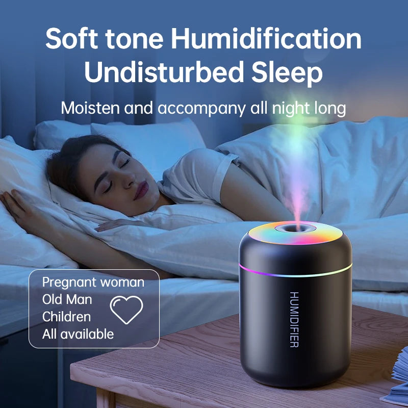 Zaarafy™ PureMist Nano USB Air Humidifier & Aroma Diffuser (180ml)