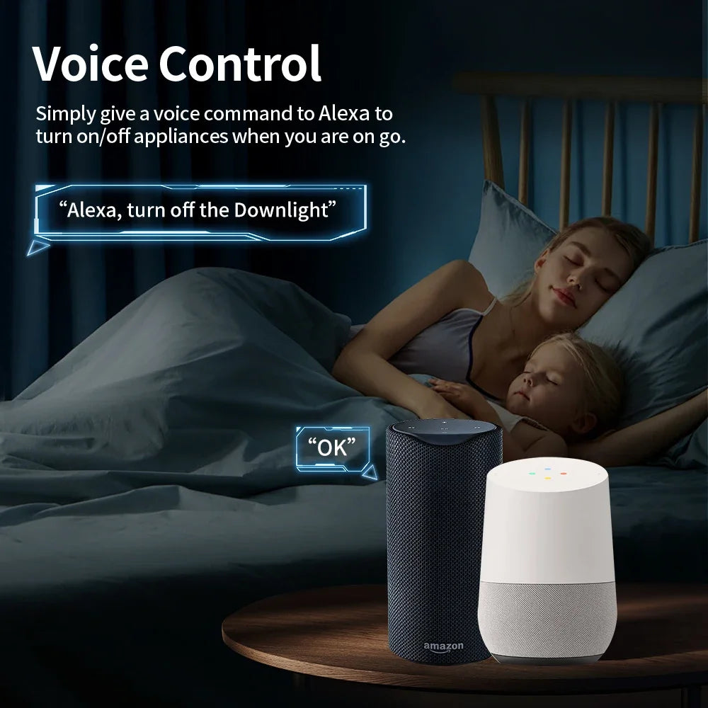 Zaarafy™ TNCE Tuya Smart Plug – WiFi & Zigbee 3.0, 16A/20A Power Monitor, Alexa Voice Control