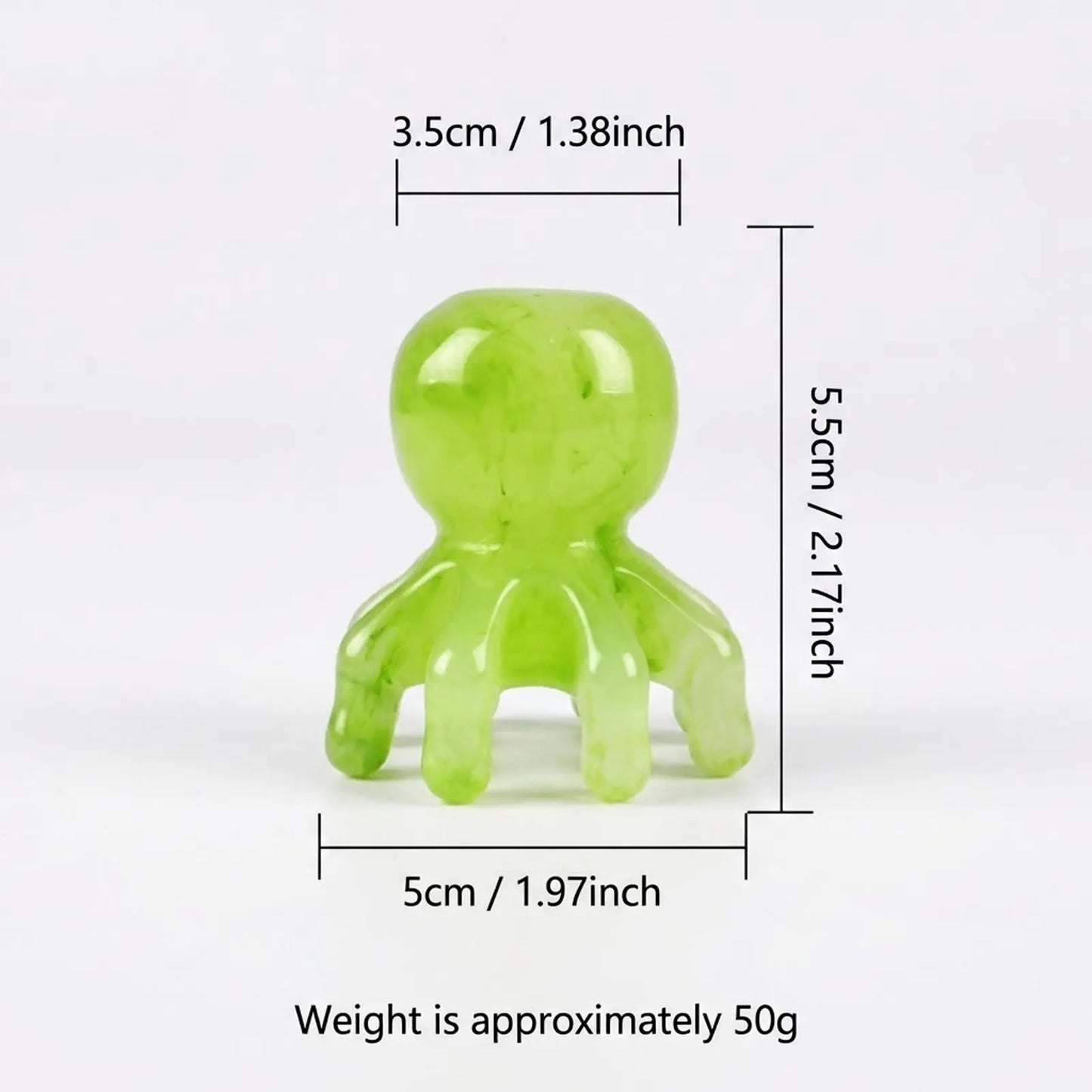 Zaarafy™ Resin Octopus Gua Sha Massage Comb – SPA Scalp & Fatigue Relief