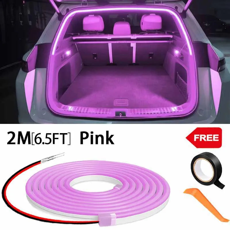 Zaarafy™ Car Tailgate Ambient LED Light Strip – High Brightness, Auto Sensing, Wiring-Free