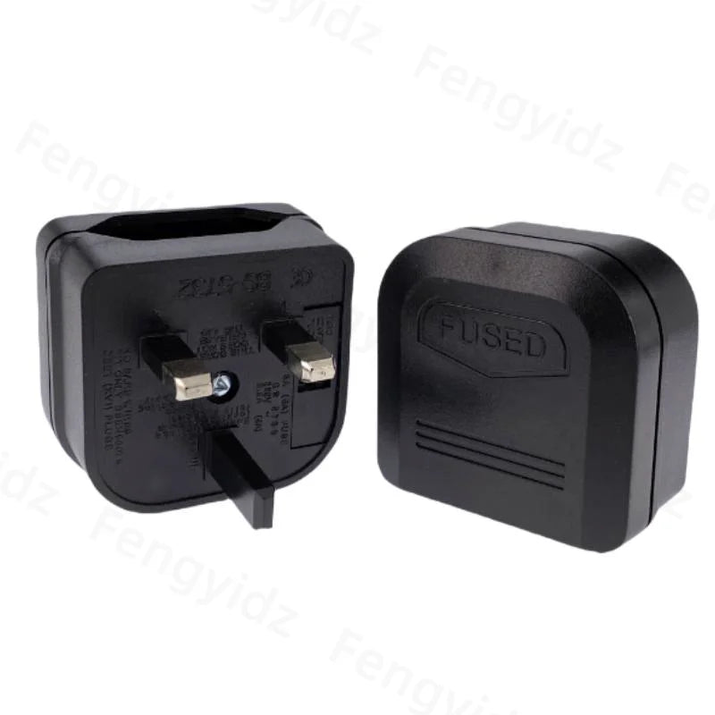 Zaarafy™ EU to UK Travel Plug Adapter – 2 Pin to 3 Pin, 2200W, CE Certified