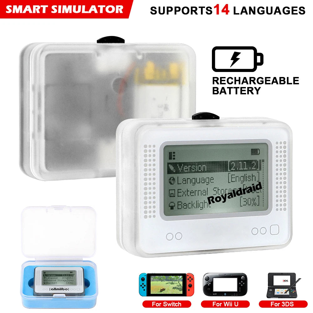 Zaarafy™ Amiibo NFC Card Emulator – Infinite Card Swipe Game Simulator for Nintendo Switch, 3DS & Wii U