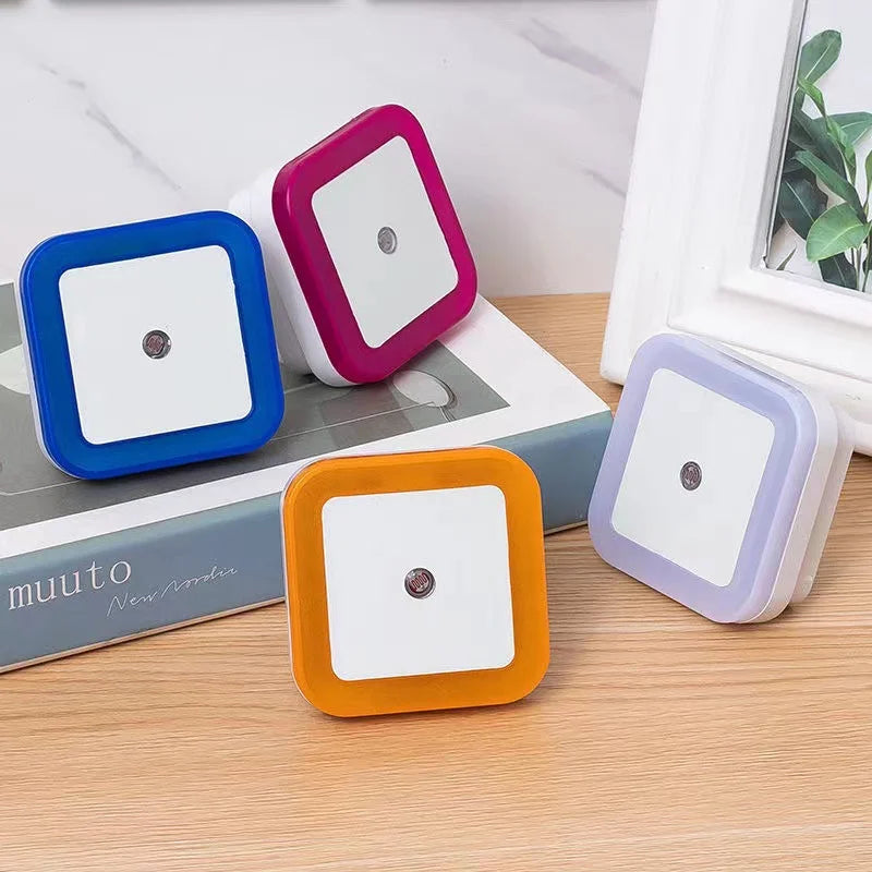 Zaarafy™ LED Plug-In Night Light – Auto Light Sensor, 360° Glow, EU/US Plug