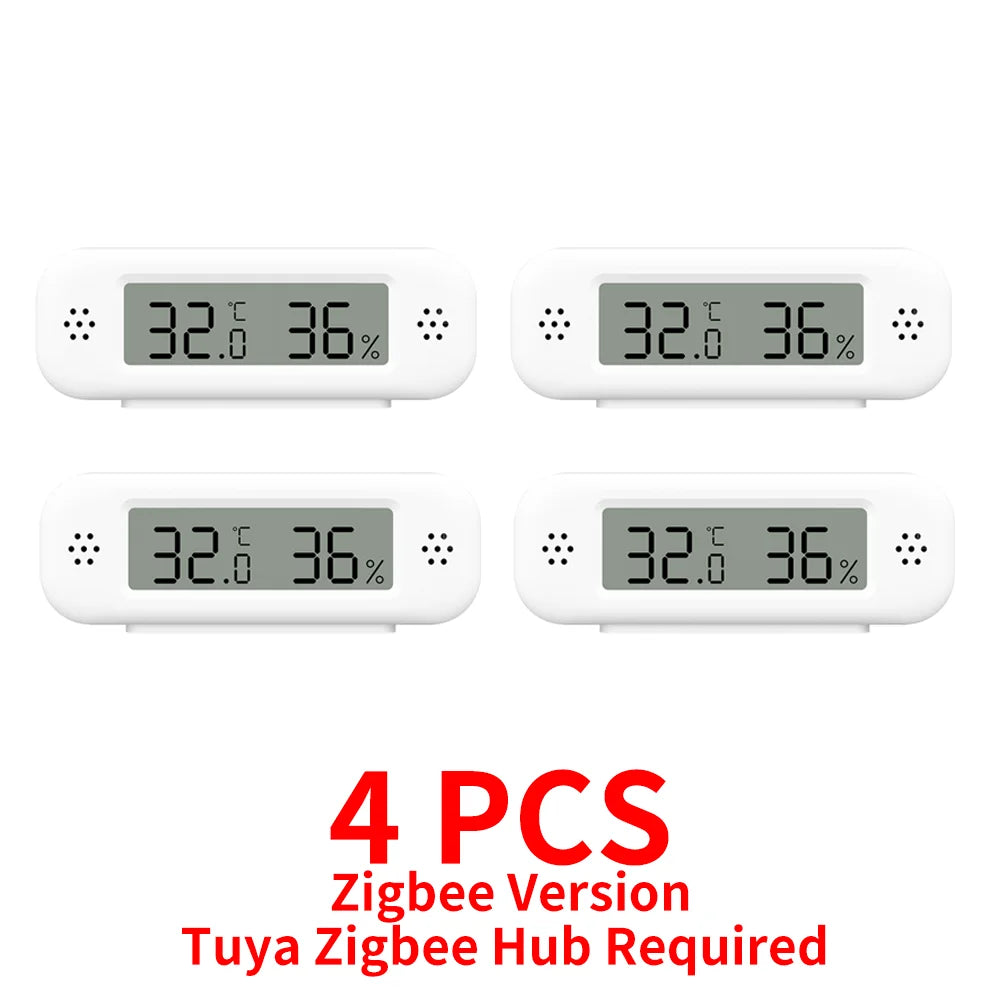 Zaarafy™ Tuya WiFi Zigbee Temperature & Humidity Sensor – Smart Hygrometer, Alexa & Yandex Compatible