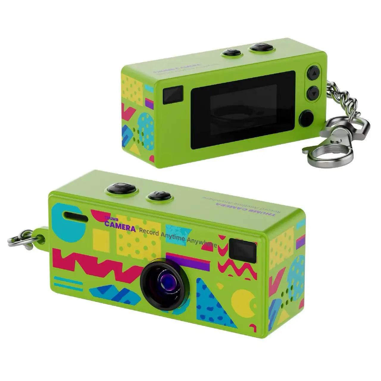 Zaarafy™ Magecam Mini Keychain Camera – 1080P HD, Flash, Retro Design, Memory Card Support
