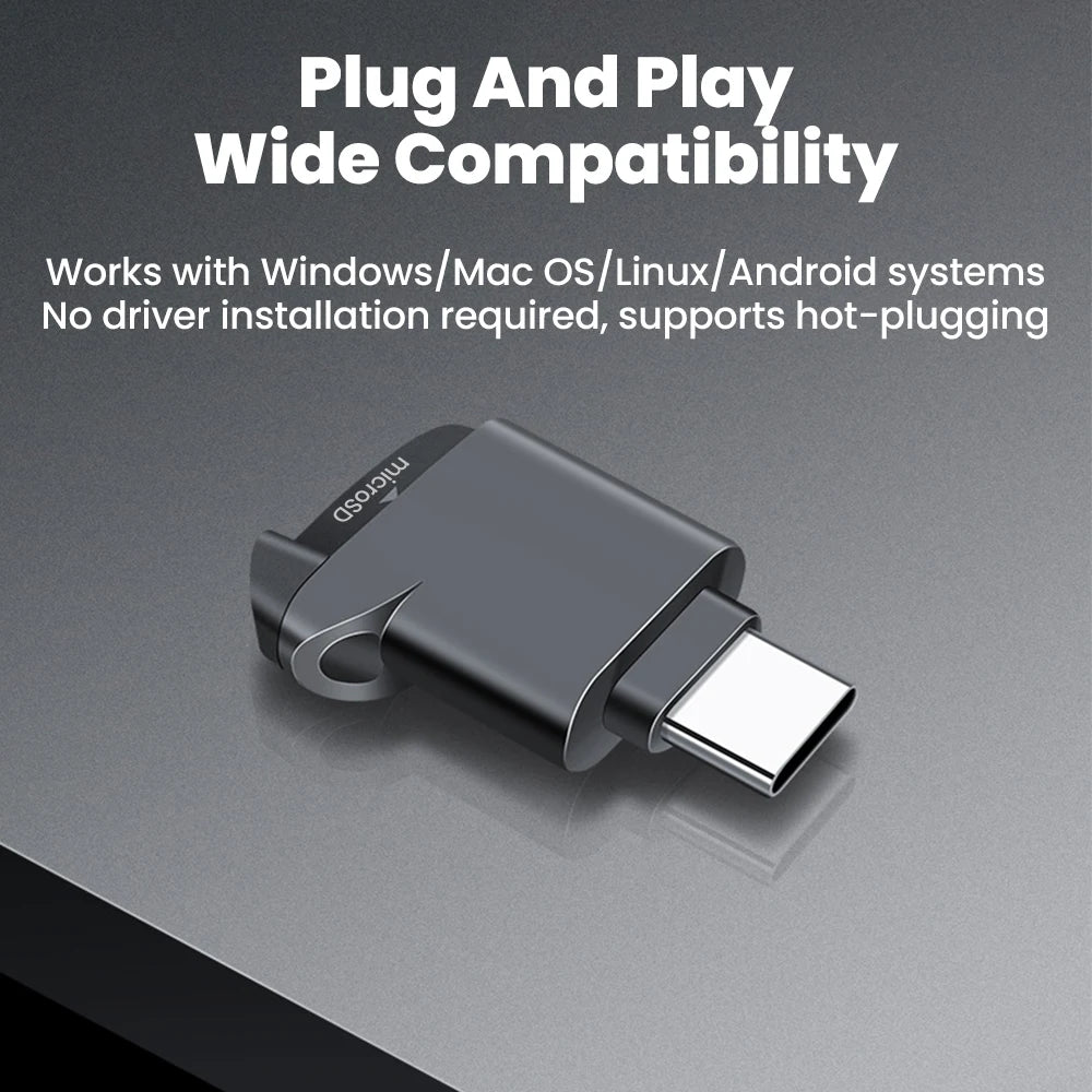 Zaarafy™ Mini Type-C TF Card Reader for iPhone 16/17 & Android