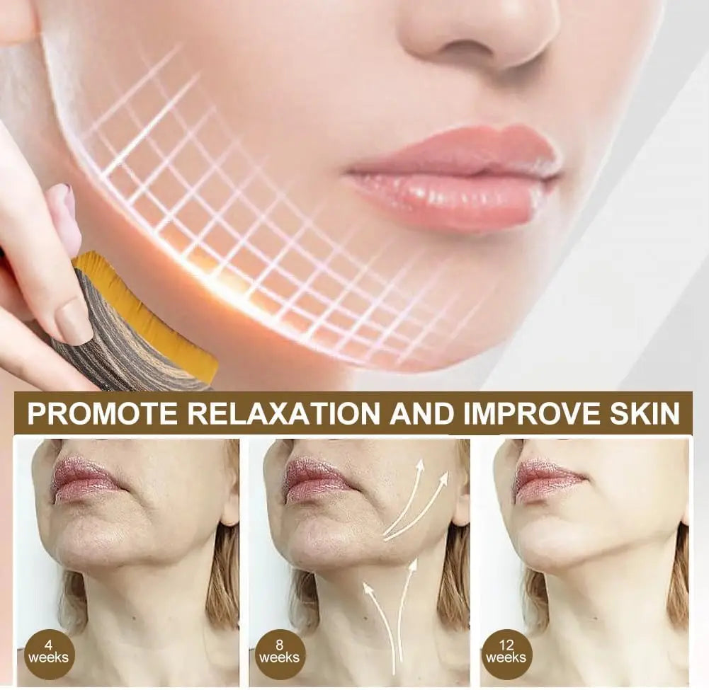Zaarafy™ Lymphatic Contour Face Brush – Drainage Massage, Reduce Puffiness, Skin Sculpting