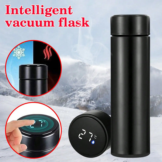 Zaarafy™ 500ml Stainless Steel Vacuum Insulated Water Bottle – Hot & Cold, Leak-Proof Travel Mug