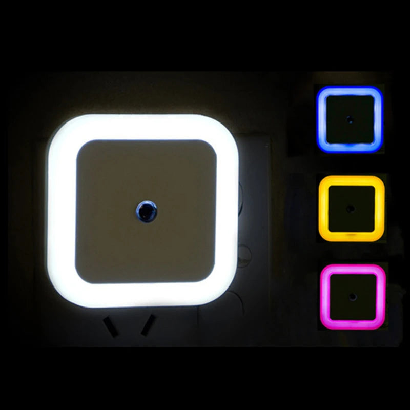 Zaarafy™ LED Plug-In Night Light – Auto Light Sensor, 360° Glow, EU/US Plug