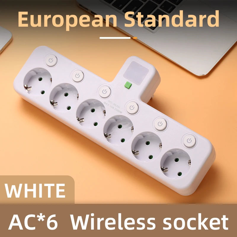 Zaarafy™ EU 4-Socket Outlet Extender with USB Type-C Ports – 2500W, CE Certified