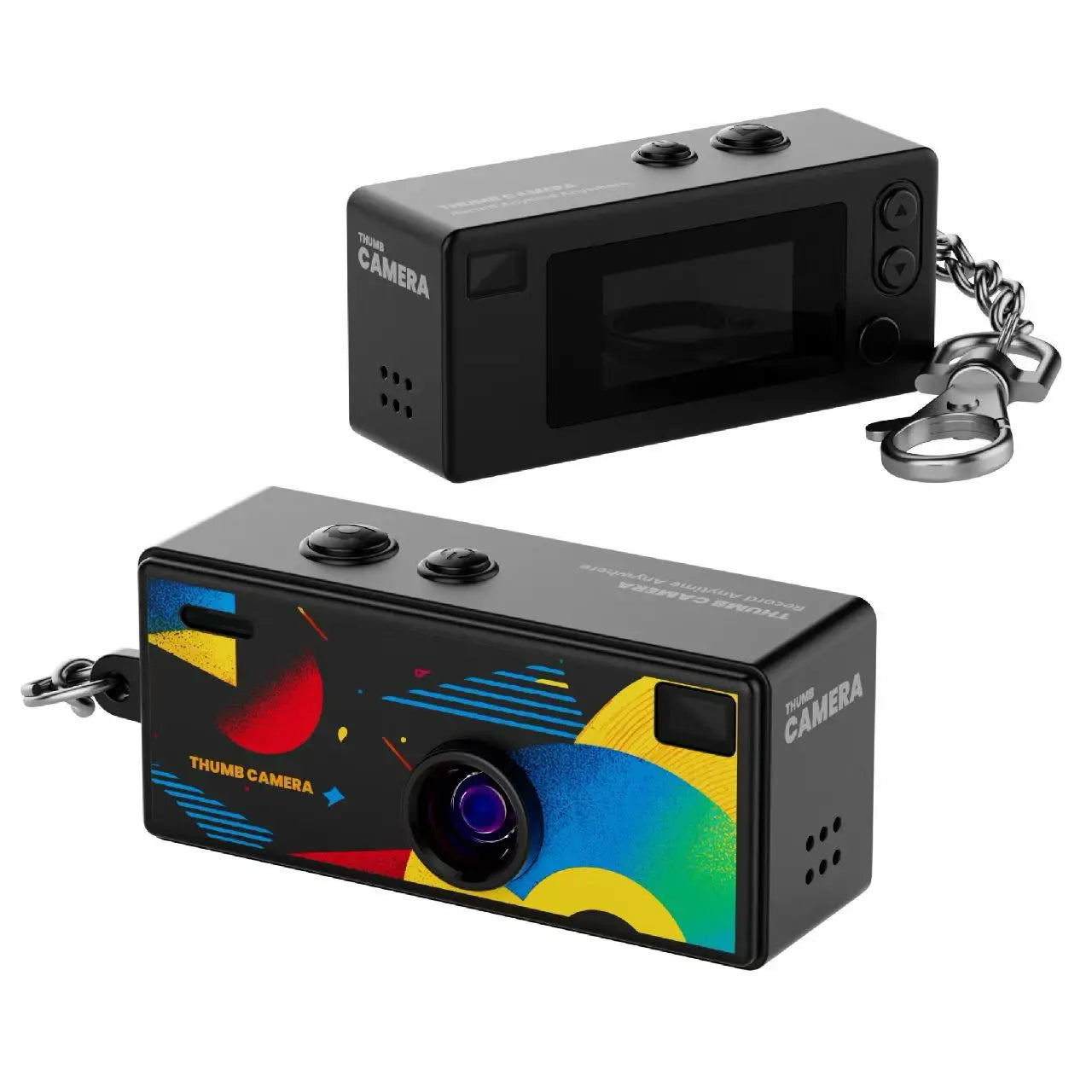 Zaarafy™ Magecam Mini Keychain Camera – 1080P HD, Flash, Retro Design, Memory Card Support