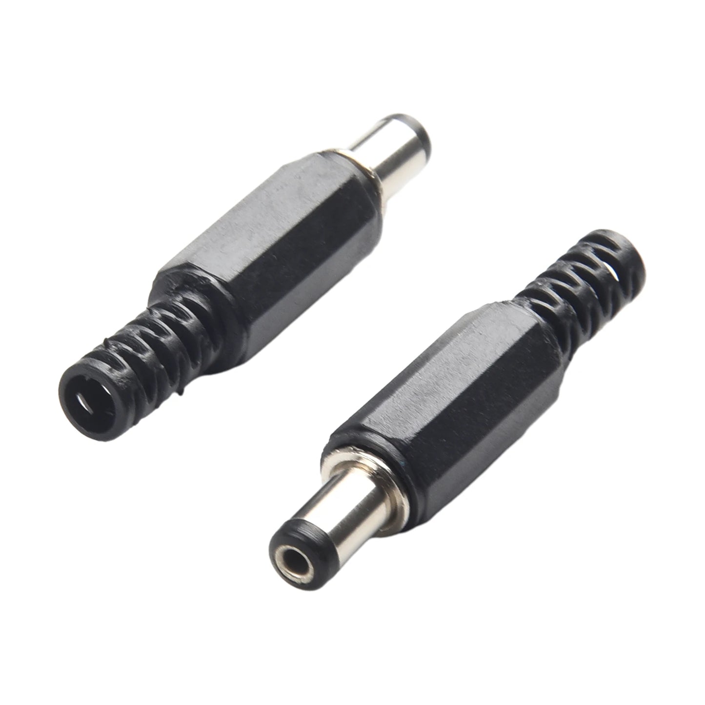 Zaarafy™ DC Power Connector Set – 5 Pairs 2.1mm x 5.5mm Male & Female Jack, 12V Panel Mount