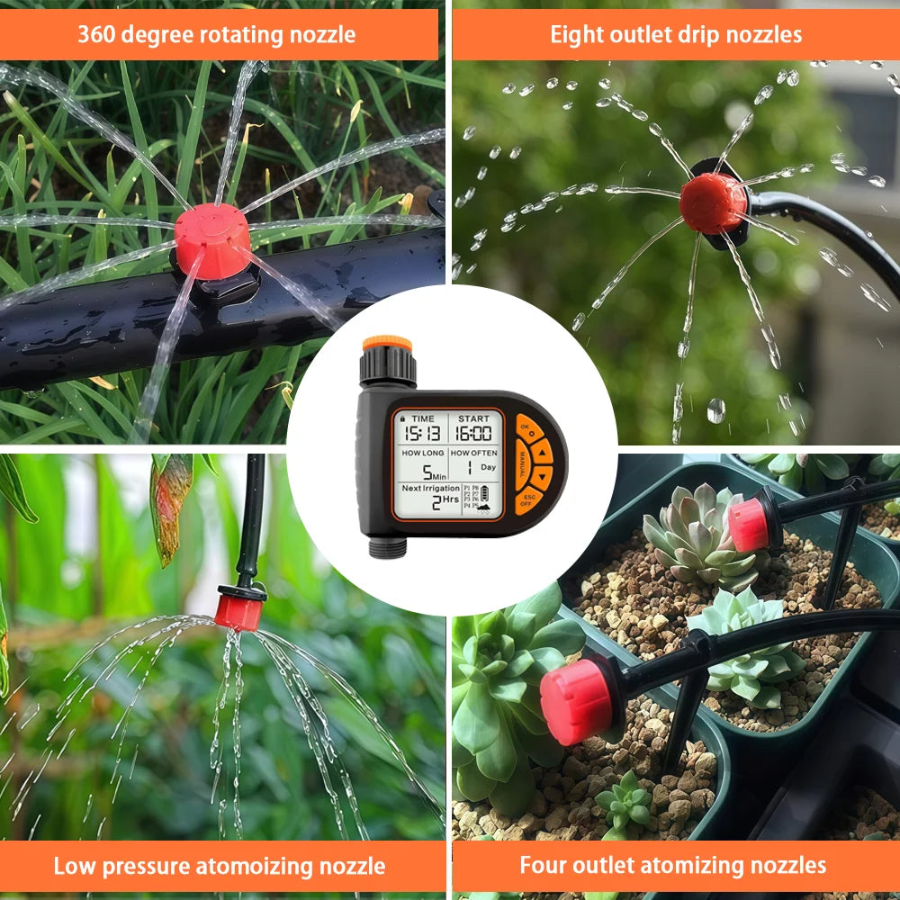 Zaarafy™ Smart Garden Irrigation Timer Set (IPX5 Waterproof)