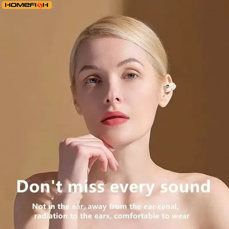 Zaarafy™ Bone Conduction Clip-On Bluetooth Earphone – Monaural Wireless Business Headset