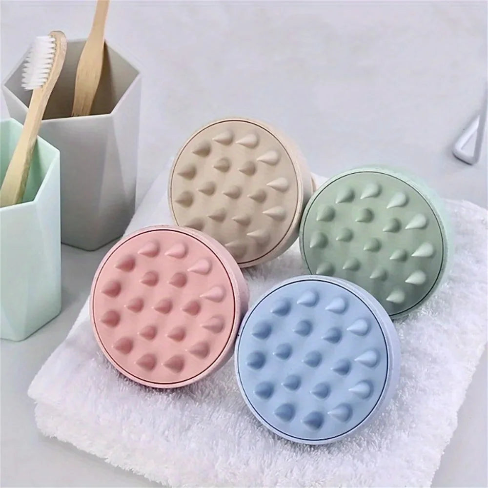 Zaarafy™ Silicone Shampoo Scalp Massage Brush – Deep Cleansing, Hair Washing Comb