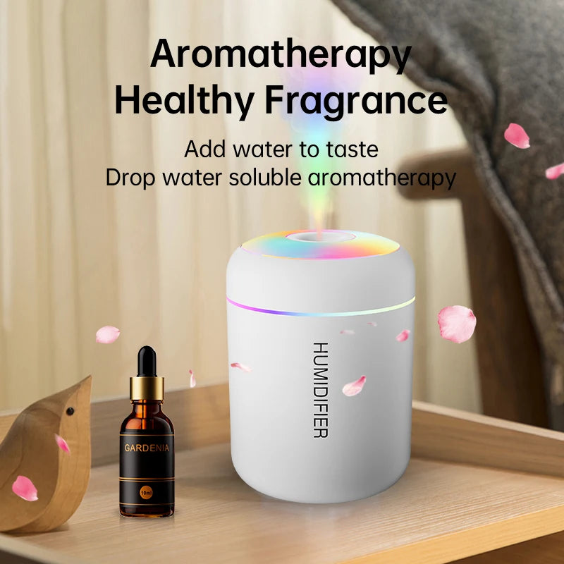 Zaarafy™ PureMist Nano USB Air Humidifier & Aroma Diffuser (180ml)