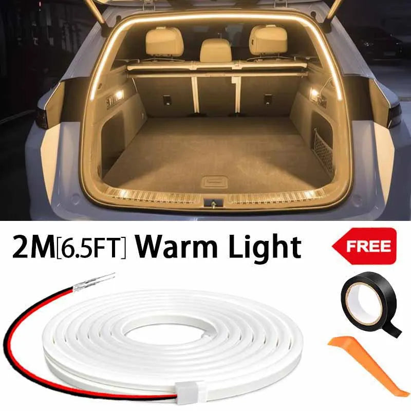 Zaarafy™ Car Tailgate Ambient LED Light Strip – High Brightness, Auto Sensing, Wiring-Free