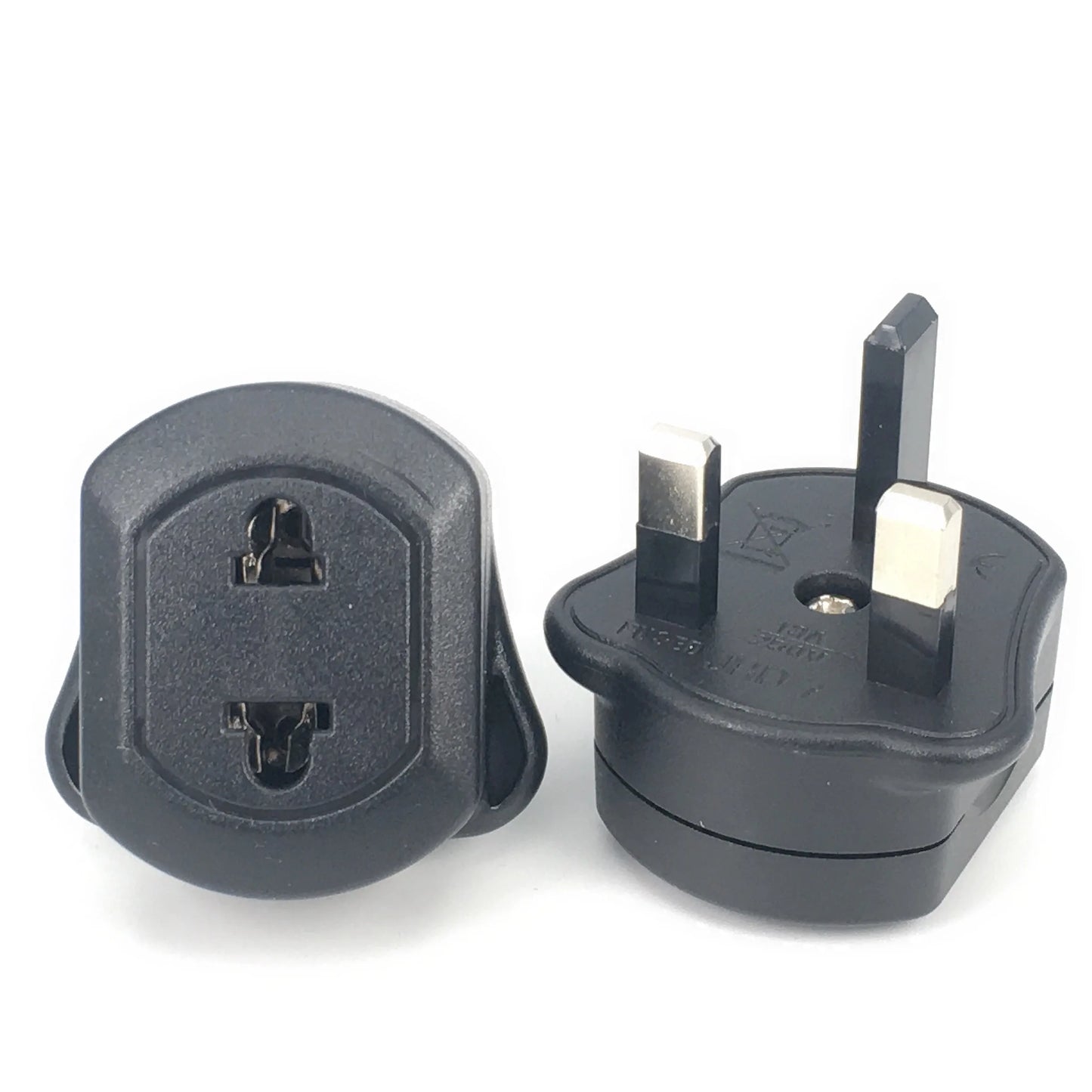 Zaarafy™ EU to UK Plug Adapter – 2-Pin to 3-Pin Travel Converter, CE Certified