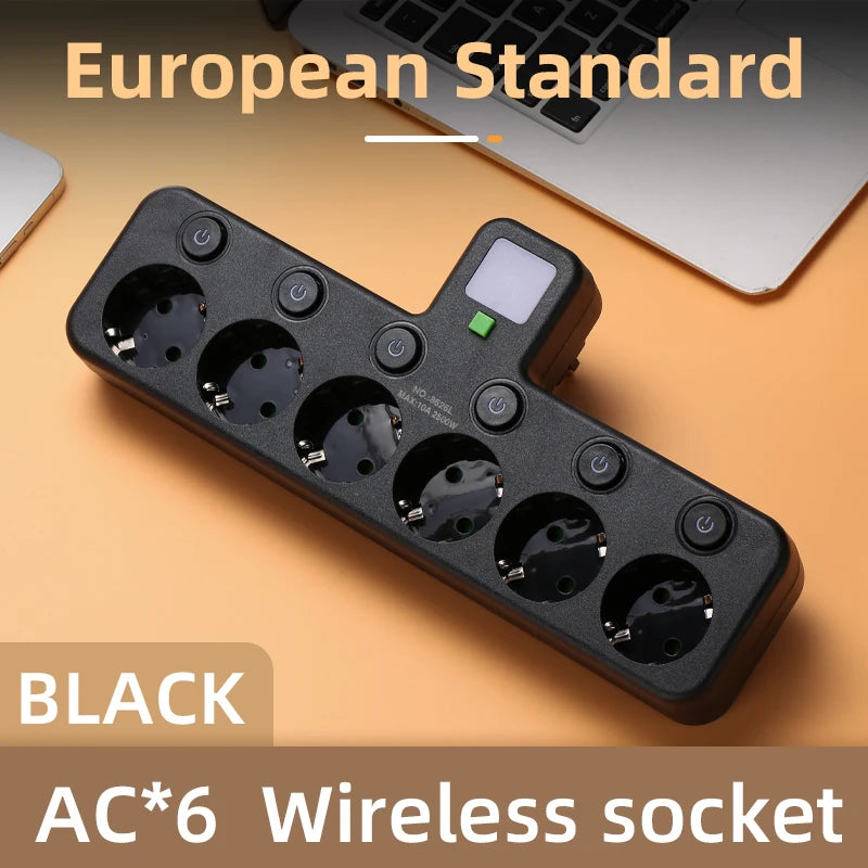 Zaarafy™ EU 4-Socket Outlet Extender with USB Type-C Ports – 2500W, CE Certified