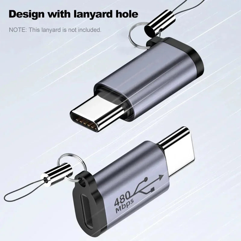 Zaarafy™ USB Connector Adapter – Type-C, Lightning, Micro USB & Mini USB Converter