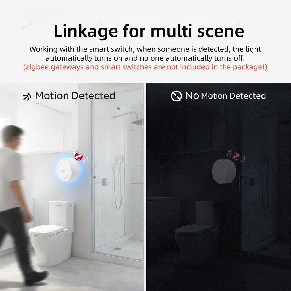 Zaarafy™ Zigbee 24G mmWave Radar Presence Sensor – Human Motion & Static Detection, Smart Home Automation