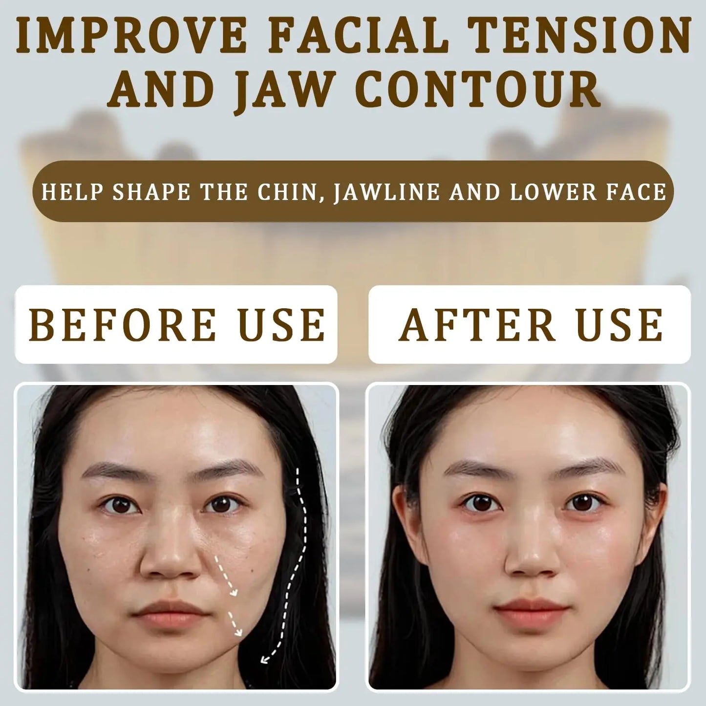 Zaarafy™ Lymphatic Contour Face Brush – Drainage Massage, Reduce Puffiness, Skin Sculpting