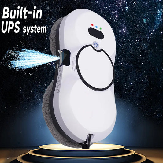 Zaarafy™ Smart Robot Window Cleaner – UPS Auto Vacuum Glass Washer, Electric Floor Mop