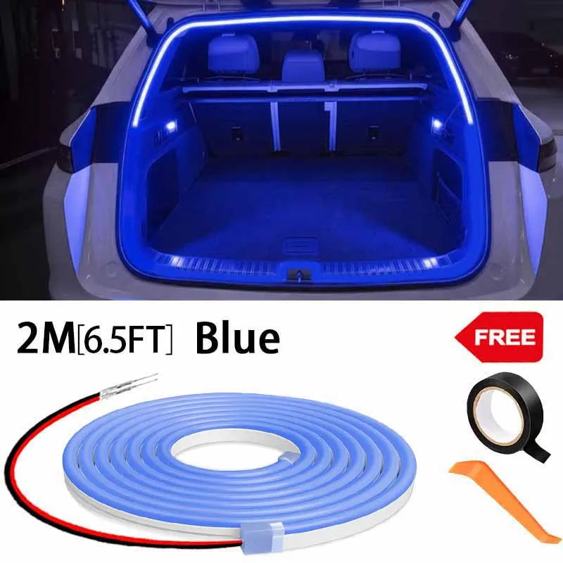 Zaarafy™ Car Tailgate Ambient LED Light Strip – High Brightness, Auto Sensing, Wiring-Free