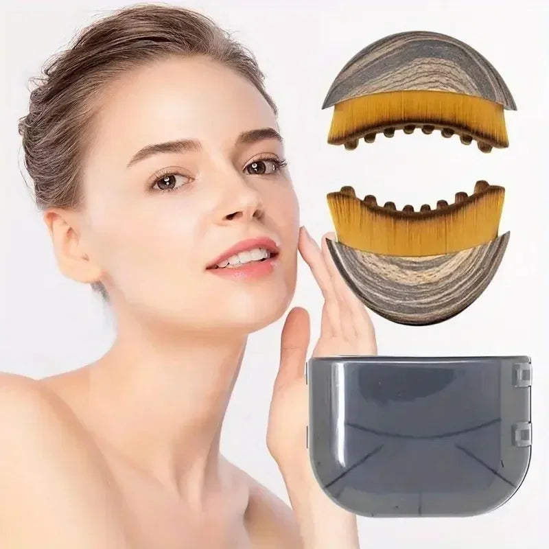 Zaarafy™ Lymphatic Contour Face Brush – Drainage Massager for Face & Chin Sculpting