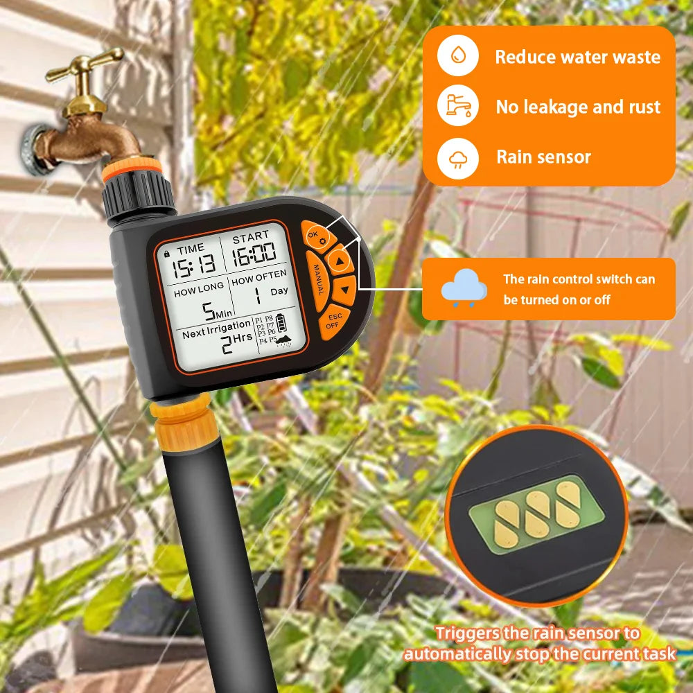 Zaarafy™ Smart Garden Irrigation Timer Set (IPX5 Waterproof)