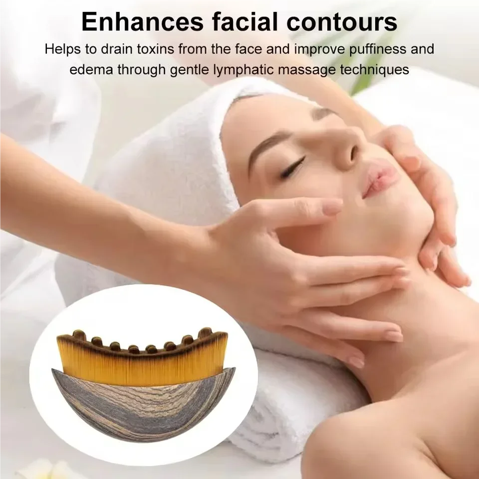 Zaarafy™ Lymphatic Contour Face Brush – Drainage Massager for Face & Chin Sculpting
