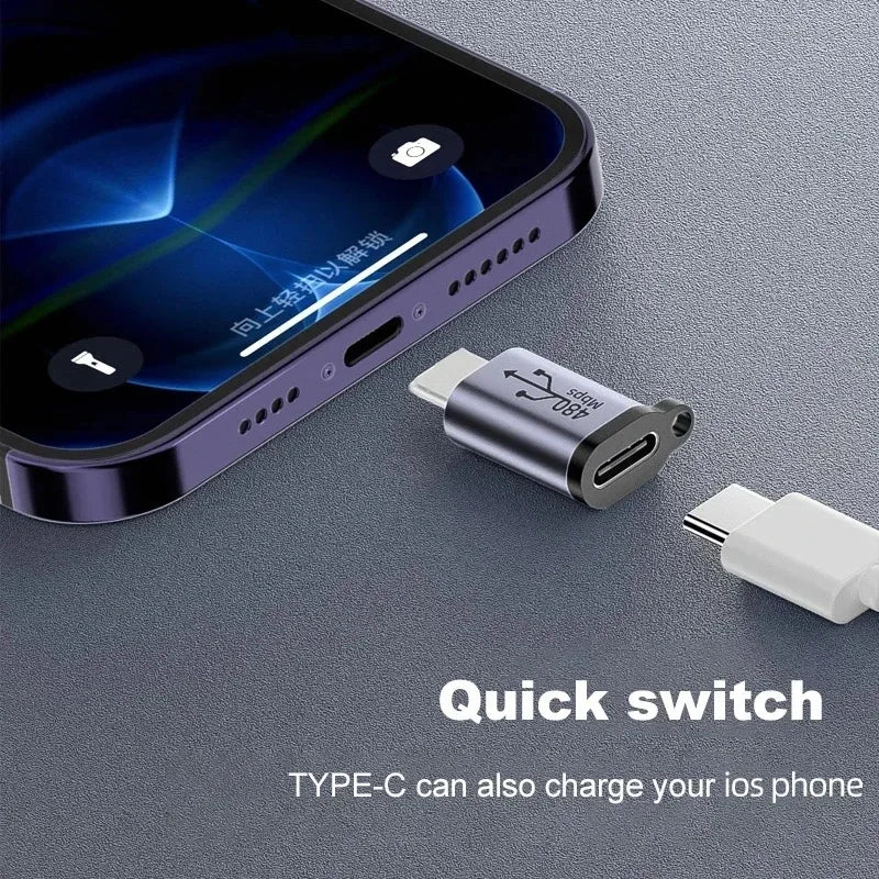 Zaarafy™ USB Connector Adapter – Type-C, Lightning, Micro USB & Mini USB Converter