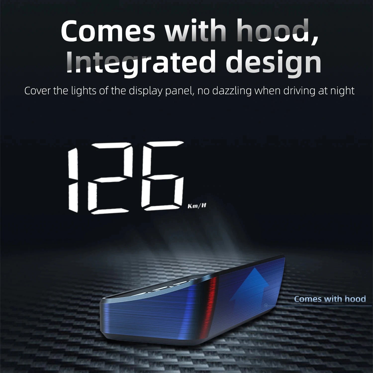 Zaarafy™ HD Car Head-Up Display M2 – GPS Speedometer, KM/H Digital HUD Windshield Projector