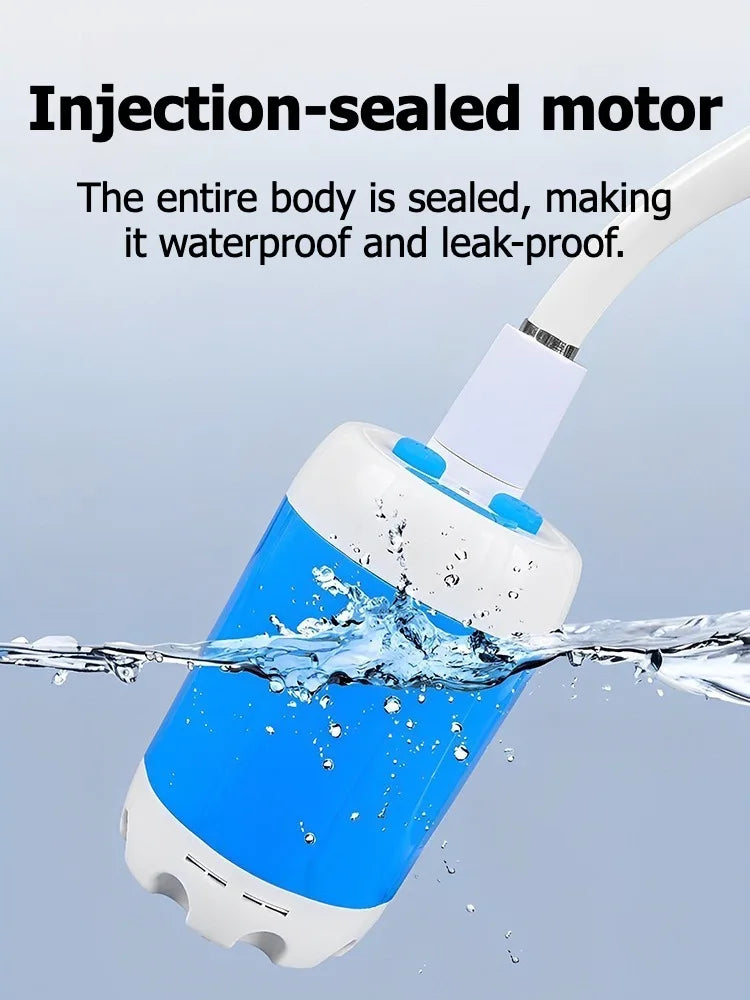 Zaarafy™ HydroBlast Smart Digital Camping Shower Pump (USB Rechargeable)