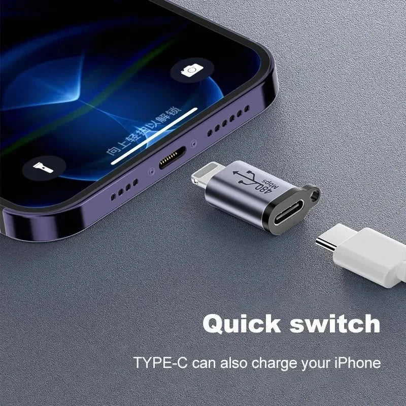 Zaarafy™ USB Connector Adapter – Type-C, Lightning, Micro USB & Mini USB Converter
