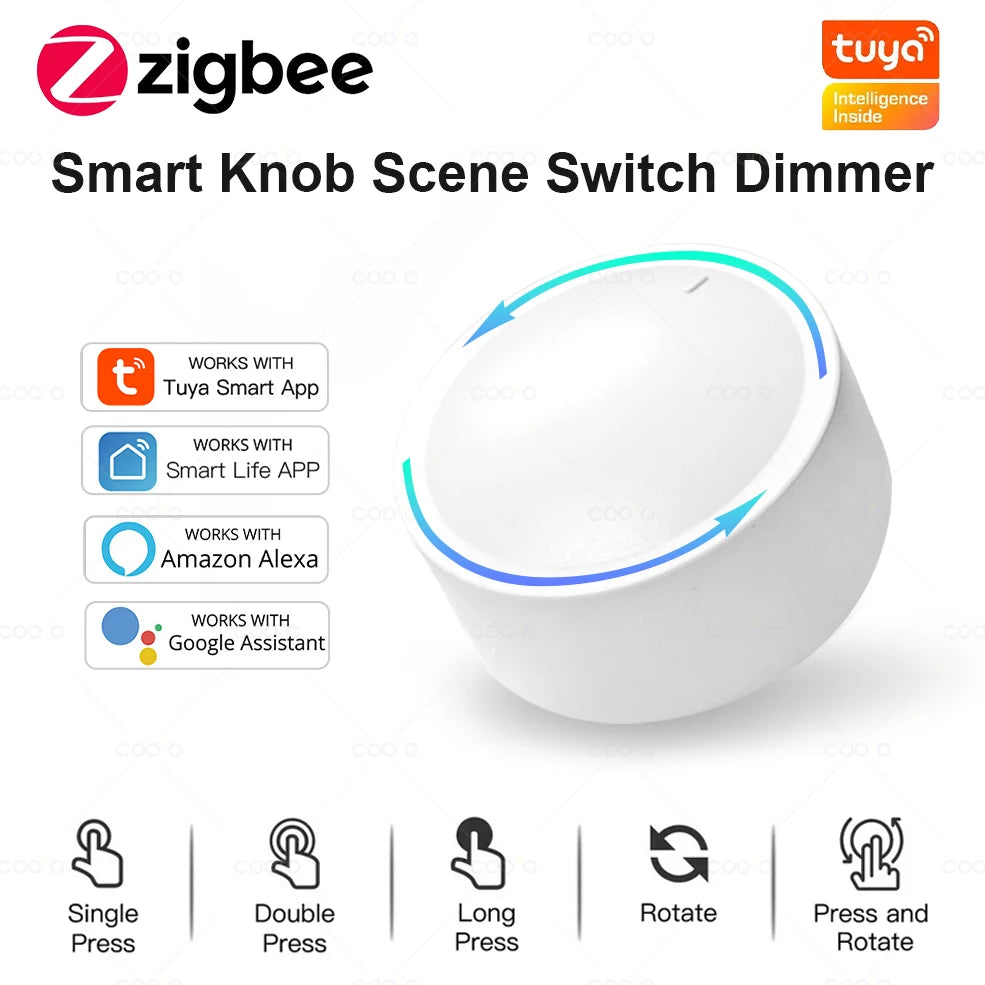 Zaarafy™ Tuya Smart ZigBee Wireless Knob Switch