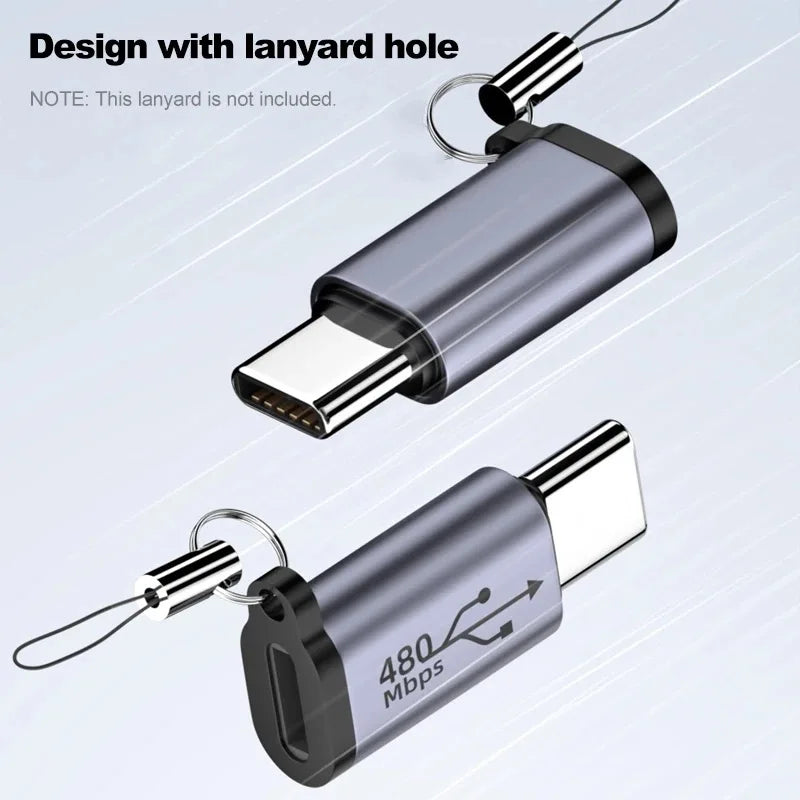 Zaarafy™ USB Connector Adapter – Type-C, Lightning, Micro USB & Mini USB Converter