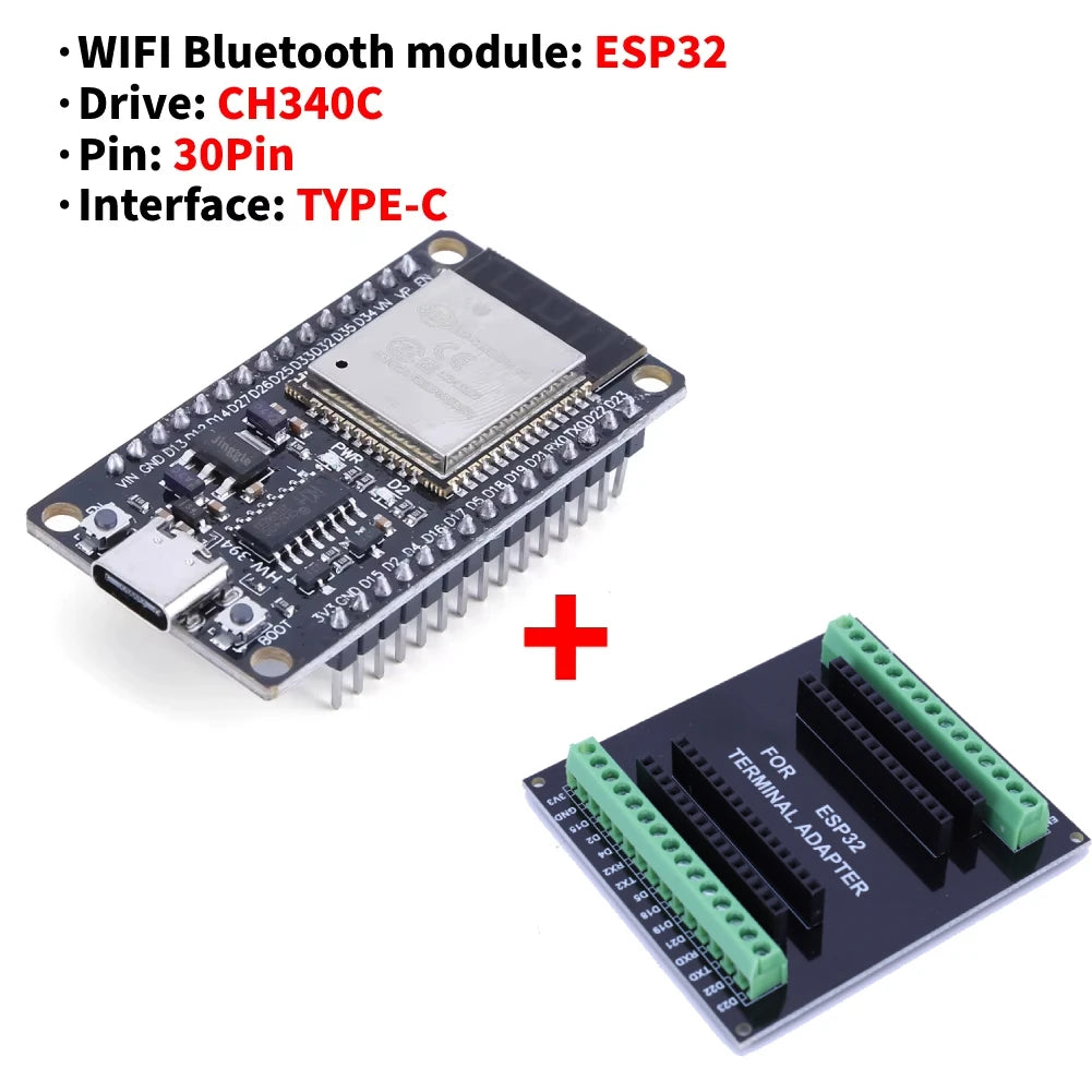 Zaarafy™ ESP32 32S WiFi & Bluetooth Development Board – Dual Core, Ultra-Low Power, 30Pin Smart Home Module