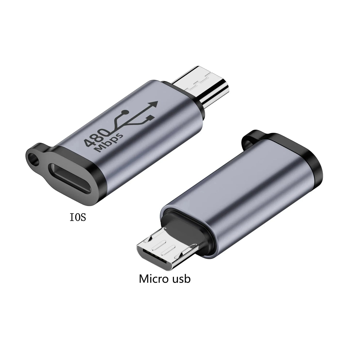 Zaarafy™ USB Connector Adapter – Type-C, Lightning, Micro USB & Mini USB Converter