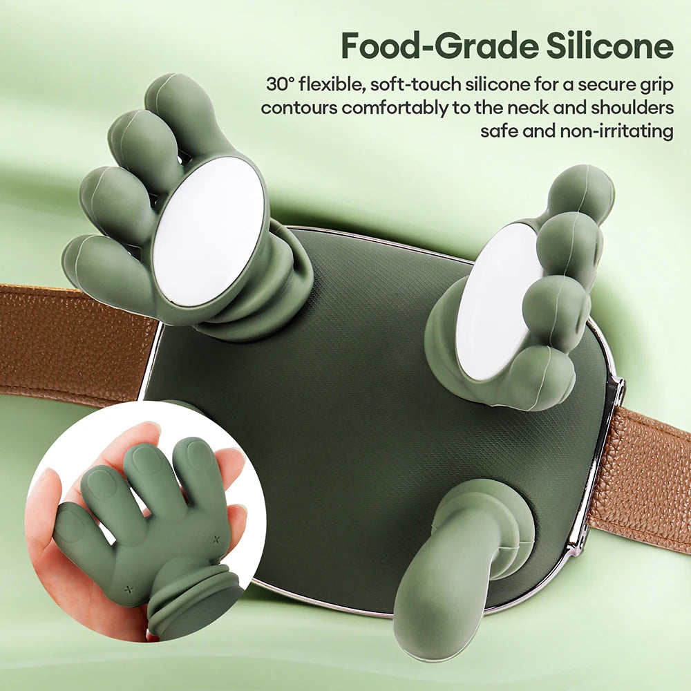 Zaarafy™ 4D Wireless Neck & Shoulder Massager – Bionic Kneading Shawl, 2000mAh