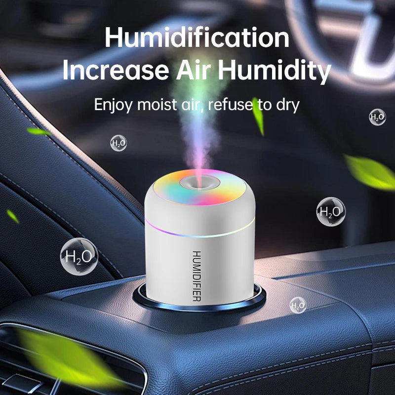 Zaarafy™ PureMist Nano USB Air Humidifier & Aroma Diffuser (180ml)