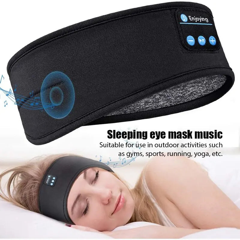 Zaarafy™ Sleep Headband Bluetooth Headphones – Wireless Eye Mask, Music Headset for Sleeping
