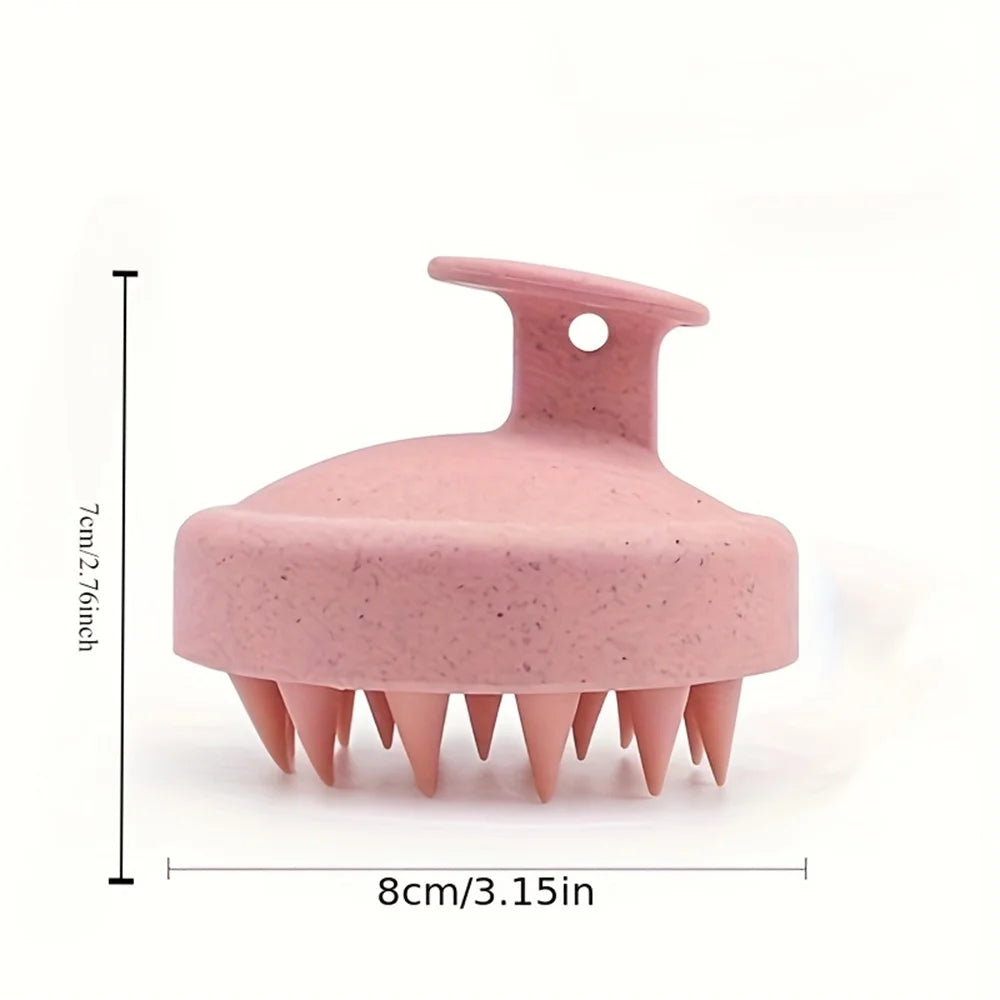 Zaarafy™ Silicone Shampoo Scalp Massage Brush – Deep Cleansing, Hair Washing Comb