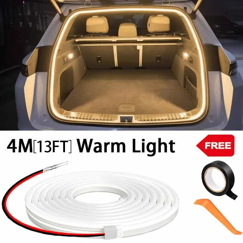 Zaarafy™ Car Tailgate Ambient LED Light Strip – High Brightness, Auto Sensing, Wiring-Free