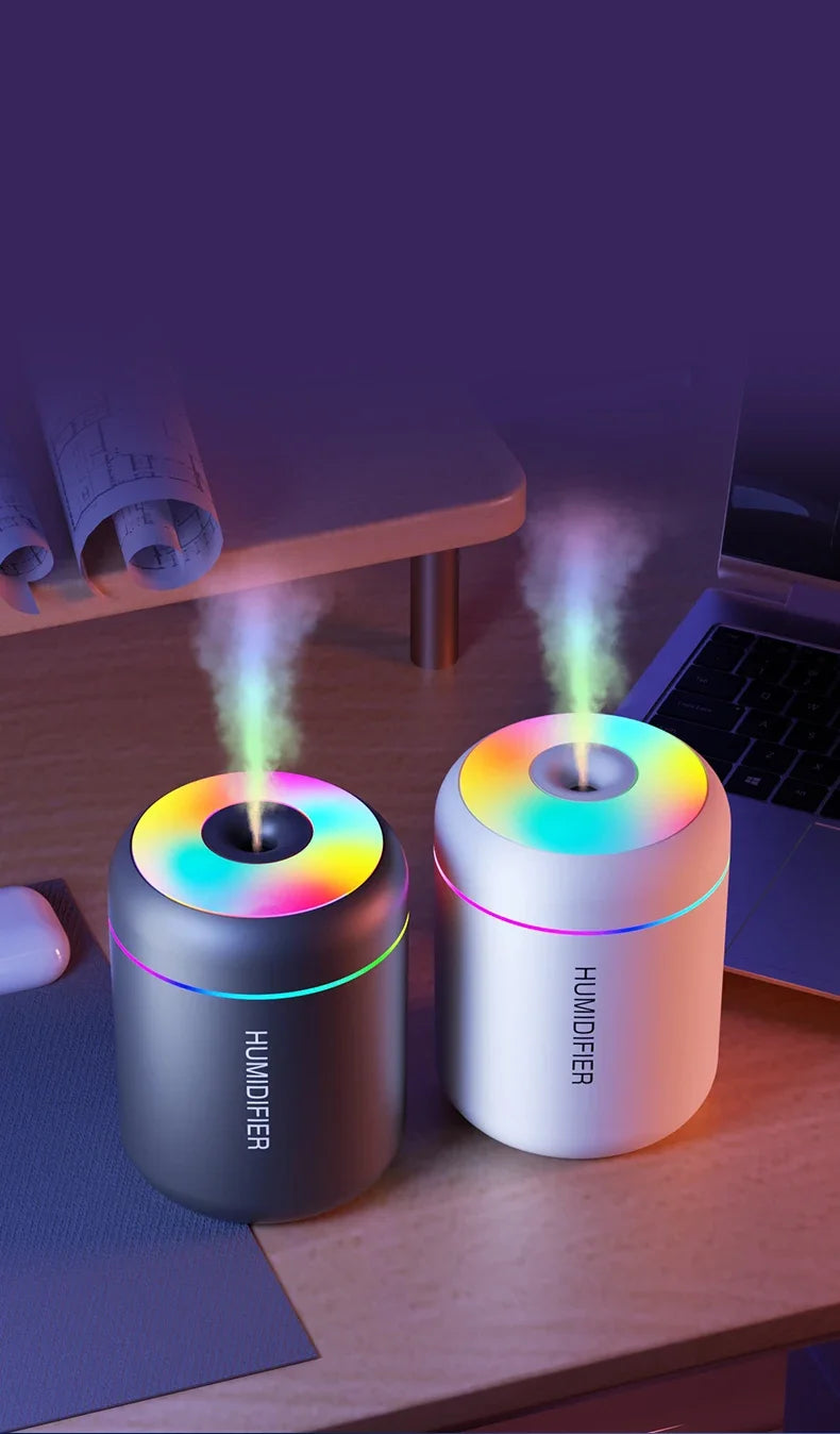 Zaarafy™ PureMist Nano USB Air Humidifier & Aroma Diffuser (180ml)