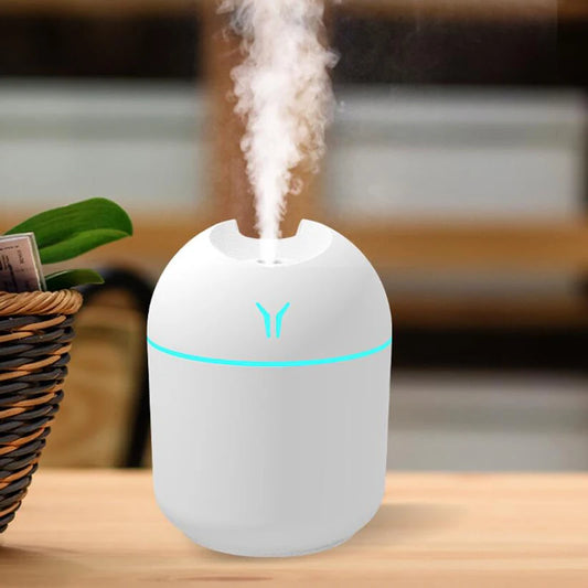 Zaarafy™ GlowMist Mini USB Air Humidifier & Aroma Diffuser (250ml)