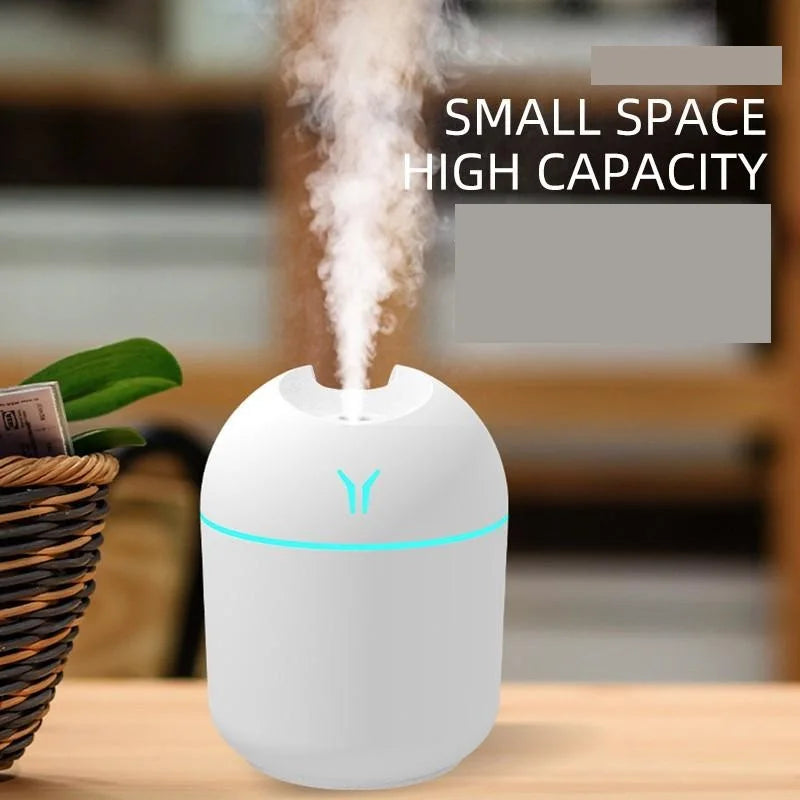 Zaarafy™ GlowMist Mini USB Air Humidifier & Aroma Diffuser (250ml)
