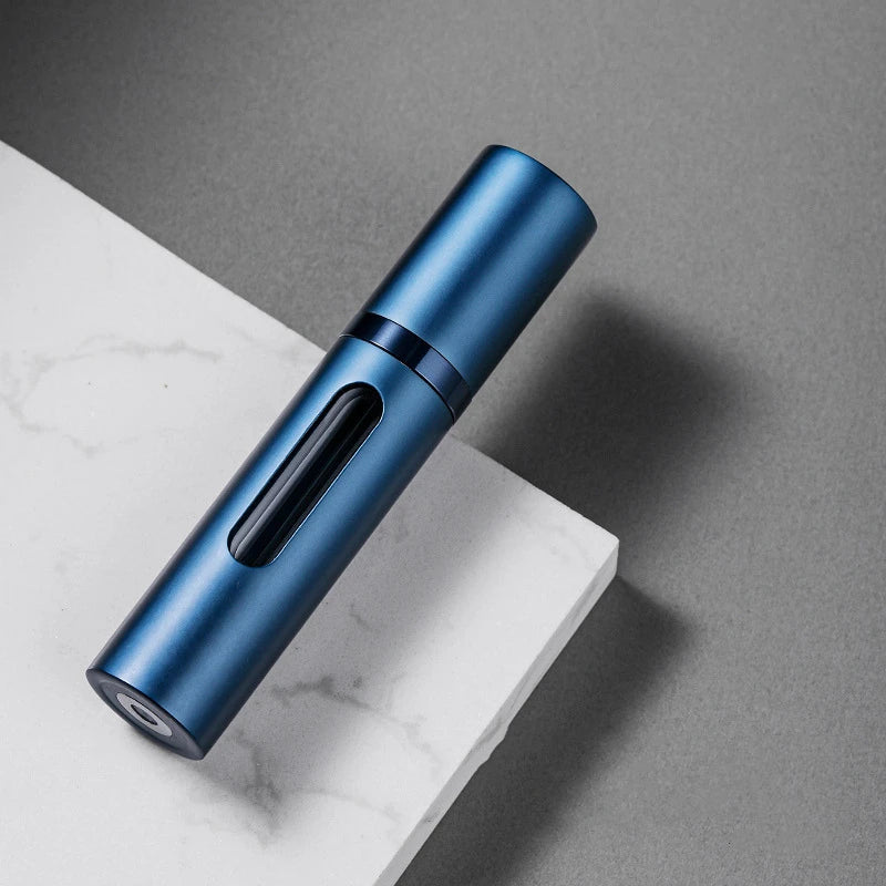 Zaarafy™ 5ml Refillable Glass Perfume Spray Bottle – Nano Mist, Aluminum Shell, Travel Size
